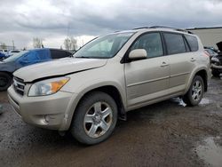 Salvage cars for sale at Rocky View County, AB auction: 2008 Toyota Rav4 Limited