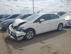 Salvage cars for sale from Copart Moraine, OH: 2015 Honda Civic LX