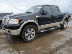 Salvage trucks for sale at Grand Prairie, TX auction: 2007 Ford F150 Supercrew
