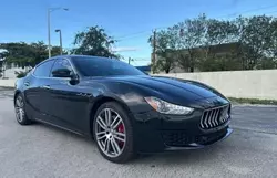 Flood-damaged cars for sale at auction: 2021 Maserati Ghibli S
