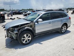 Salvage cars for sale from Copart Arcadia, FL: 2014 Subaru Outback 2.5I Limited