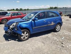 Salvage cars for sale at Earlington, KY auction: 2007 KIA Rio 5 SX