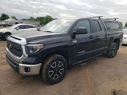 Salvage cars for sale at Hillsborough, NJ auction: 2019 Toyota Tundra Double Cab SR/SR5