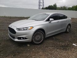 Salvage cars for sale at Windsor, NJ auction: 2016 Ford Fusion Titanium