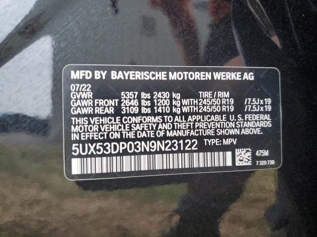 2022 BMW X3 XDRIVE30I