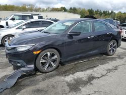 Salvage cars for sale at Exeter, RI auction: 2016 Honda Civic Touring