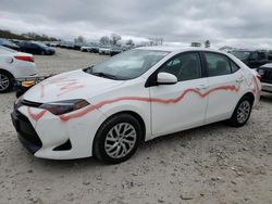 Salvage cars for sale at West Warren, MA auction: 2017 Toyota Corolla L