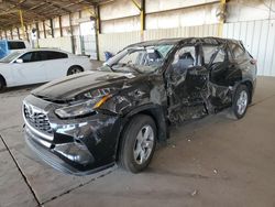 Salvage cars for sale at auction: 2024 Toyota Highlander LE