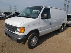 Salvage trucks for sale at Elgin, IL auction: 2007 Ford Econoline E150 Van