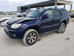 Salvage cars for sale at West Palm Beach, FL auction: 2008 Toyota 4runner Limited