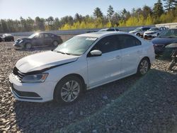 Salvage cars for sale at Windham, ME auction: 2015 Volkswagen Jetta SE