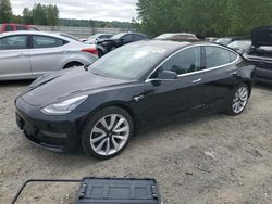 Salvage cars for sale at Arlington, WA auction: 2019 Tesla Model 3