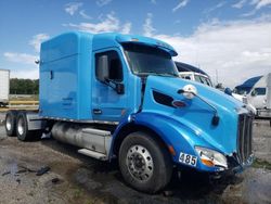 Salvage trucks for sale at Dyer, IN auction: 2018 Peterbilt 579