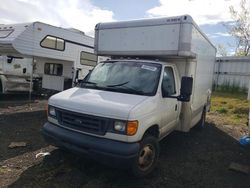 Salvage trucks for sale at Woodburn, OR auction: 2006 Ford Econoline E450 Super Duty Cutaway Van