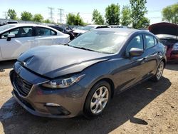 Salvage cars for sale at Elgin, IL auction: 2016 Mazda 3 Sport