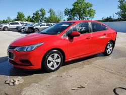 Chevrolet salvage cars for sale: 2017 Chevrolet Cruze LS