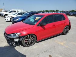 Salvage cars for sale at Grand Prairie, TX auction: 2020 Volkswagen GTI S