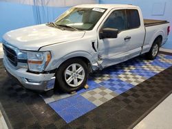 Salvage cars for sale from Copart Hampton, VA: 2021 Ford F150 Super Cab