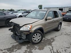 Salvage cars for sale at Kansas City, KS auction: 2005 Honda CR-V SE