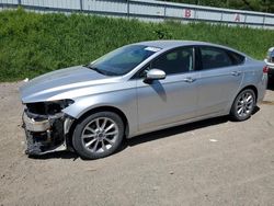 Salvage cars for sale at Davison, MI auction: 2017 Ford Fusion SE