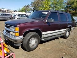 Salvage cars for sale at New Britain, CT auction: 1996 Chevrolet Tahoe K1500