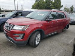 Vehiculos salvage en venta de Copart Rancho Cucamonga, CA: 2017 Ford Explorer XLT