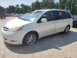 Salvage cars for sale at Ocala, FL auction: 2006 Toyota Sienna XLE