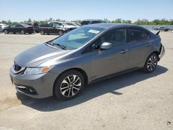 Honda Civic EXL salvage cars for sale: 2013 Honda Civic EXL