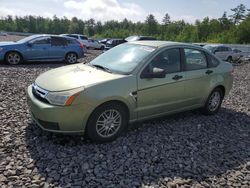 Salvage cars for sale at Windham, ME auction: 2008 Ford Focus SE