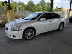 Salvage cars for sale at Gaston, SC auction: 2014 Nissan Maxima S