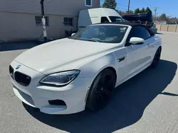 Salvage cars for sale at North Billerica, MA auction: 2017 BMW M6