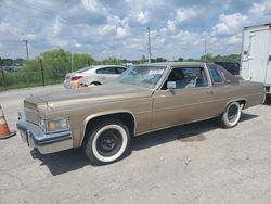 Salvage cars for sale at Indianapolis, IN auction: 1979 Cadillac Deville