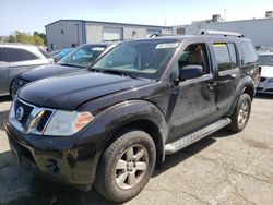 Salvage SUVs for sale at auction: 2011 Nissan Pathfinder S