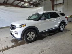 Salvage cars for sale at North Billerica, MA auction: 2023 Ford Explorer XLT