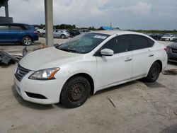 Salvage cars for sale from Copart West Palm Beach, FL: 2014 Nissan Sentra S