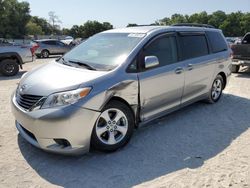 Salvage cars for sale from Copart Ocala, FL: 2013 Toyota Sienna LE