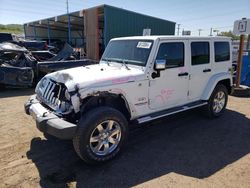 Salvage cars for sale at Colorado Springs, CO auction: 2017 Jeep Wrangler Unlimited Sahara