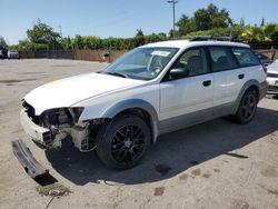 Salvage cars for sale from Copart San Martin, CA: 2005 Subaru Legacy Outback 2.5I
