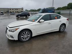 Salvage cars for sale at Wilmer, TX auction: 2014 Infiniti Q50 Base