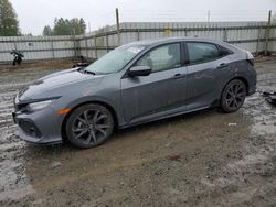 Salvage cars for sale from Copart Arlington, WA: 2019 Honda Civic Sport Touring