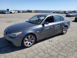 BMW 530 i salvage cars for sale: 2005 BMW 530 I