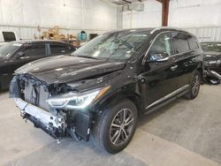 Salvage cars for sale at Milwaukee, WI auction: 2018 Infiniti QX60