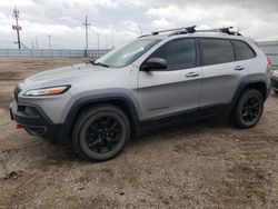 Jeep Cherokee salvage cars for sale: 2015 Jeep Cherokee Trailhawk