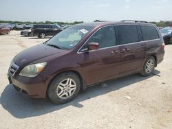 Salvage cars for sale at San Antonio, TX auction: 2007 Honda Odyssey EXL