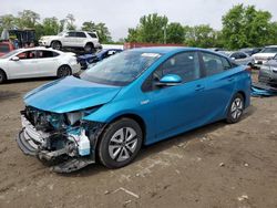 Salvage cars for sale at Baltimore, MD auction: 2021 Toyota Prius Prime LE