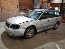 Salvage cars for sale at Ebensburg, PA auction: 2003 Subaru Legacy Outback AWP