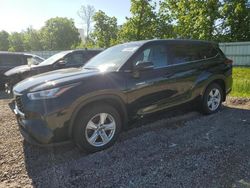 Salvage cars for sale at Central Square, NY auction: 2020 Toyota Highlander Hybrid LE