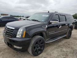 Salvage cars for sale at Houston, TX auction: 2013 Cadillac Escalade ESV