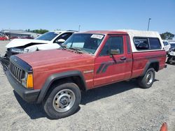 Salvage cars for sale at Sacramento, CA auction: 1989 Jeep Comanche