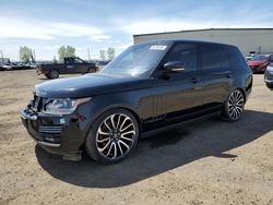 Salvage cars for sale at Rocky View County, AB auction: 2016 Land Rover Range Rover HSE